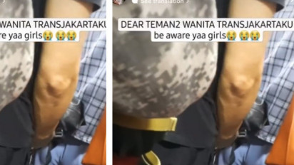Viral Video Seorang Pria Lakukan Pelecehan Seksual Kepada Pemenumpang Perempuan di Bus Transjakarta