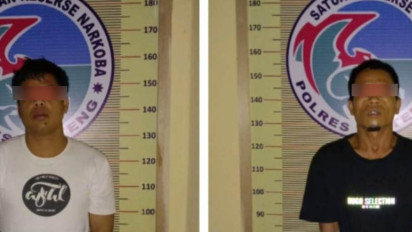 Polisi Tangkap 2 Pria Pengedar 5 Bal Ganja di Tapanuli Tengah