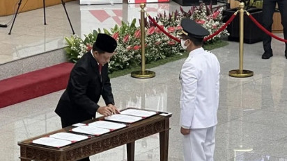 Lanjutkan Perjuangan Anies Baswedan, Heru Budi Hartono Resmi Dilantik Jadi Penjabat Gubernur DKI Jakarta