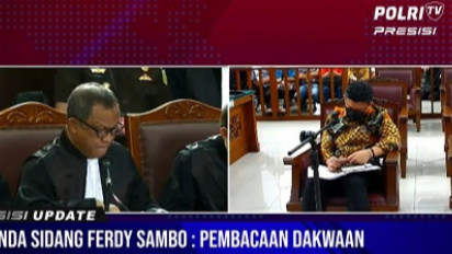 Ferdy Sambo Tetap Bawa Buku Hitam saat Pembacaan Dakwaan di Sidang Pembunuhan Brigadir J