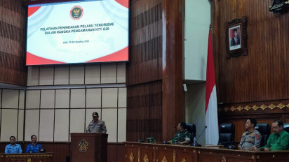 Jelang KTT G20, BNPT Gelar Latihan Penindakan Terorisme di Bali