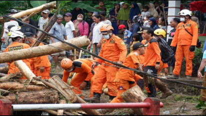 Tim Basarnas Temukan Kakak Adik Korban yang Terseret Banjir Bandang di Karangasem Bali Sudah Meninggal Dunia
