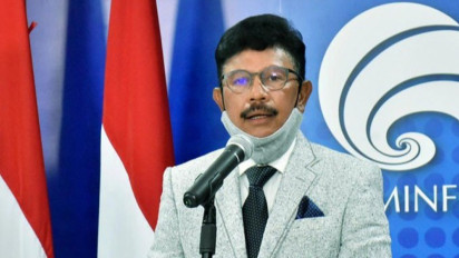 Johnny G Plate Singgung Menteri yang Mau Nyapres: Mau Menteri atau Capres?