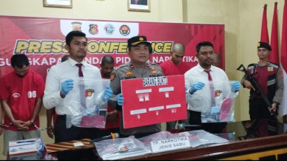 Polres Aceh Barat Gulung 7 Pengedar Narkoba