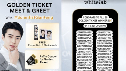 Siap Ketemu Sehun EXO Bulan Depan, Whitelab Umumkan 30 Pemenang Tahap Satu