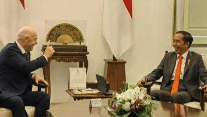 Presiden Jokowi Ungkap Alasan PSSI Tidak Hadir Pada Pertemuan dengan Presiden FIFA di Istana Merdeka