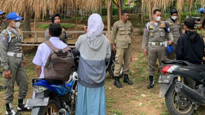 Bolos di Waduk Seloromo, 5 Pelajar SMK di Pati Terjaring Razia Satpol PP