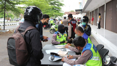 Dua Pekan Operasi Zebra Progo, 10.884 Pelanggar Lalu Lintas Ditindak Polres Bantul