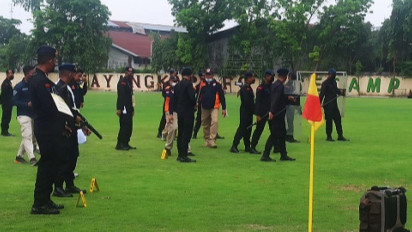 3 Tersangka Peragakan Reka Adegan Tragedi Kanjuruhan
