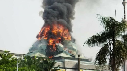 Kebakaran Masjid Jakarta Islamic Center Berawal dari Kubah yang Direnovasi