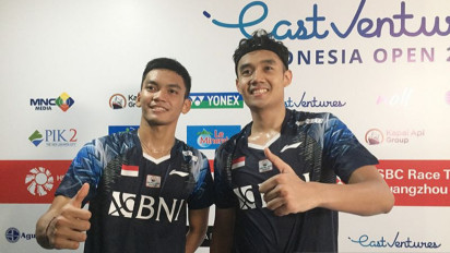 Babak 16 Besar Denmark Open 2022 yang berlangsung di Jyske Bank Arena Odense Sisakan Tujuh Wakil Indonesia