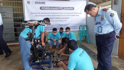 Rutan Kelas II B Kudus Gelar Pelatihan Otomotif Bagi Warga Binaan