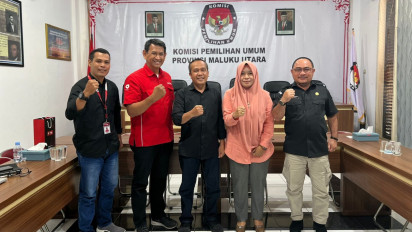 Dalam Rangka Jalin Kerja Sama, TvOne Sambangi KPU Malut