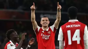 Granit Xhaka jadi penentu Arsenal lolos dari fase grup Liga Europa.