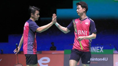 Ganda Putra Indonesia Kevin Sanjaya/Marcus "The Minions" Melaju Mulus ke Babak Perempat Final Denmark Open 2022