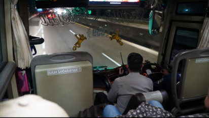 Buru Pelaku Pelemparan Batu di Tol, Polres Semarang Siagakan Personel di Dalam Bus
