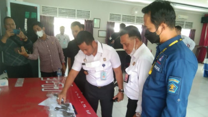 Antisipasi Penyalahgunaan Senjata Api, Petugas Rutan Karimun Musnahkan 4 Pucuk Senpi