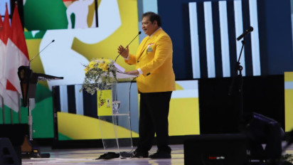Akhir Pidato Airlangga Hartarto Jadi Sorotan Jokowi di Acara Puncak HUT Golkar ke-58