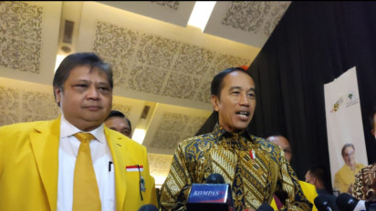 Jokowi Ikuti Malam Puncak HUT Golkar Sampai Selesai: Pak Airlangga Istimewa