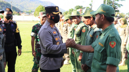 600 Personil Aparat Gabungan Diterjunkan Pengamanan Pilkades Serentak di Sumbawa Barat