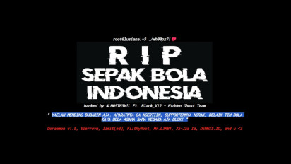 Website PT LIB Diretas, Pelaku Beri Pesan Menohok