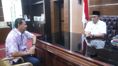 Bangun Kerjasama, tvOne Bertemu Wali Kota Ternate M. Tauhid Soleman