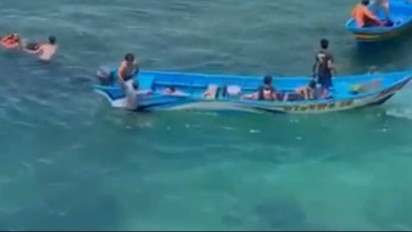 Asyik Bermain Air, 6 Wisatawan Nyaris Tenggelam di Pantai Ngandong Gunungkidul