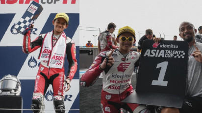 Anak SMP, Veda Ega Pratama Jadi Juara Nasional Balap Rookie Oneprix