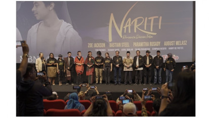 Pertama Kali Menonton Gala Premier Sampai Selesai, Menkumham Yasona Laoly Beri Rating 8 Plus Untuk Film Nariti