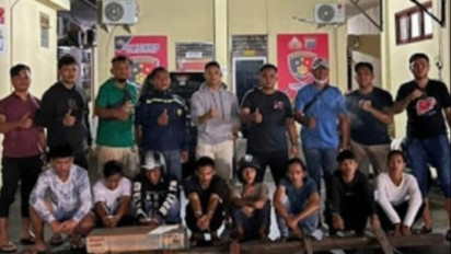 Polisi Berhasil Mengamankan 12 Pria Pembobol Gudang di Sibolga