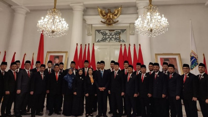 Pj Gubernur DKI Jakarta Heru Budi  Lantik 31 Pegawai Dewan Pengupahan