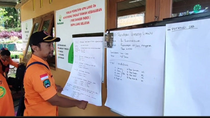 Keluarga Pendaki yang Hilang di Gunung Lawu Datangi Cemoro Sewu, Berharap Ali Ditemukan Selamat