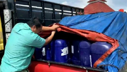 Polres Lampung Selatan Tangkap Pelaku Penyalahgunaan BBM Bersubsidi, Sita 2 Ton Solar