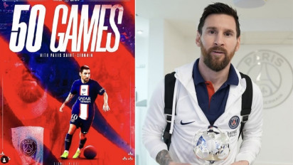 50 Pertandingan dan 50 Gol/Asistensi serta Sederet Rekor Baru Lionel Messi