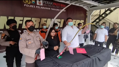 Tiga Anggota Geng Pelaku Tawuran Berhasil Diamankan Beserta Sajam Celurit Dua Meter