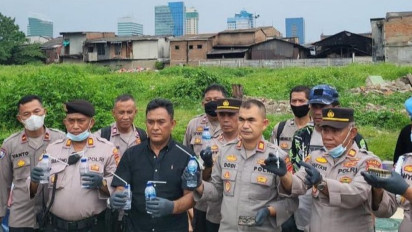 Gerebek Kambung Boncos, Polisi Sita Ratusan Peluru Aktif Hingga Alat Hisap Sabu