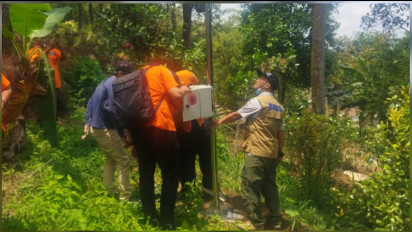 BPBD Kota Batu Jawa Timur Aktifkan Alat Pendeteksi Longsor Early Warning System (EWS) di 12 Titik Rawan