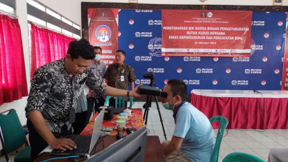 Pastikan Hak Pilih Warga Binaan, Disdukcapil Rekam E-KTP di Rutan Kudus