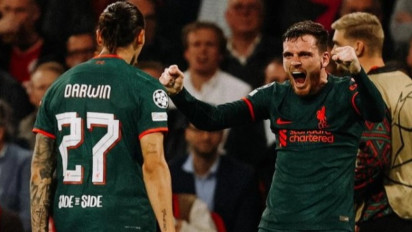 Liverpool Temani Napoli Lolos ke Babak Knockout, Mohamed Salah Dekati Steven Gerrard, Darwin Nunez Marah di Tengah Laga