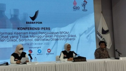 BPOM: 2 Perusahaan Diduga Salah Menggunakan Bahan Baku Sirop