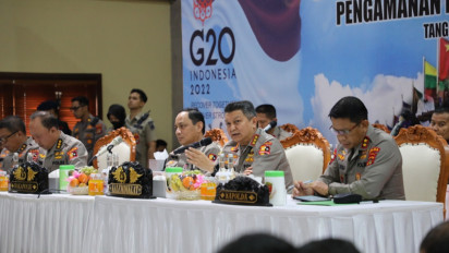 Wakapolri Pimpin Tactical Floor Game, Susun Strategi Pengamanan KTT G20 di Bali