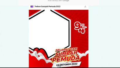 35 Link Download Twibbon Hari Sumpah Pemuda 2022, Cocok untuk Diunggah di Media Sosial