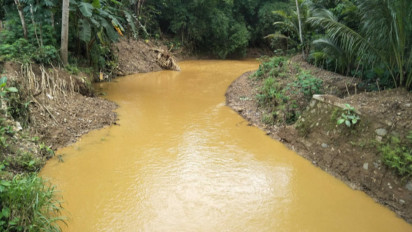 Limbah Tambang Tembaga di Pacitan, Diduga Cemari lingkungan