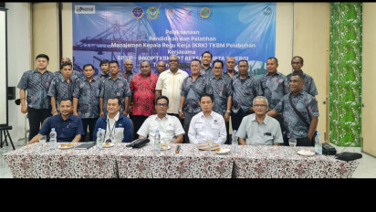 Inkop TKBM Pelabuhan Gelar Sertifikasi dan Kompetensi Manajemen Kepala Regu Kerja Se-Indonesia