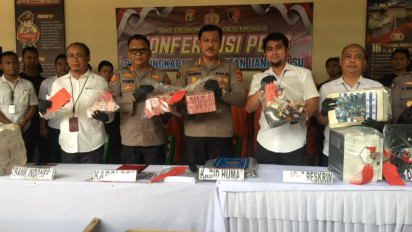 Polres Mesuji Tangkap Pencetak Uang Palsu Beromset Tiga Miliaran Rupiah