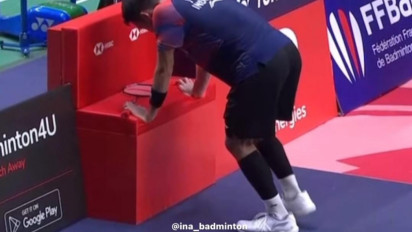 Tengah Bermain, Laju Jonatan Christie Harus Terhenti di Perempat Final French Open karena Cedera Kaki