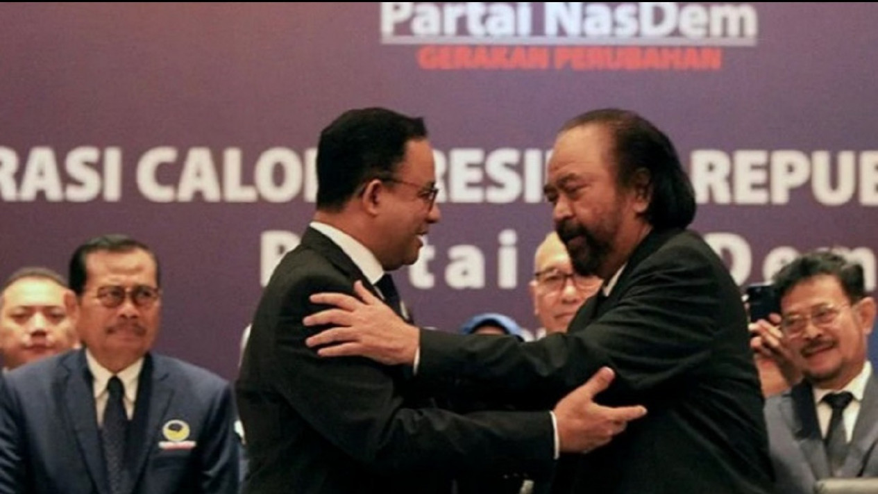 Elektabilitas NasDem Malah Melorot Usai Deklarasikan Anies, Demokrat Justru Salip Gerindra
            - galeri foto