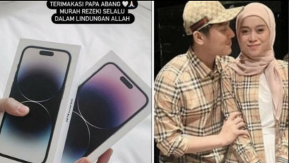 ‘Terima Kasih Papa Abang’ Lesti Kejora Pamer Iphone 14 Pro Max Pemberian Rizky Billar, Makin Mesra Pasca KDRT