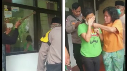 Viral Video Warga Dobrak Sebuah Rumah untuk Selamatkan ART asal Garut yang Disekap Majikannya di KBB