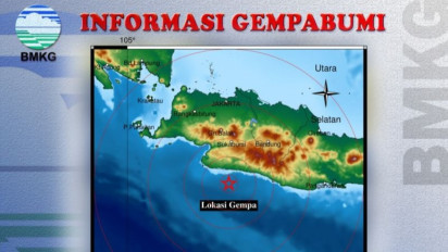 Gempa Bumi Magnitudo 4,7 di Sukabumi, Data BMKG Sebut Goncangan Terasa Hingga di Bandung